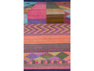 MAA BETI LES-1100 Gun Metal/Classic Gray - Rectangular handmade wool rug by Jaipur Rugs - view 2